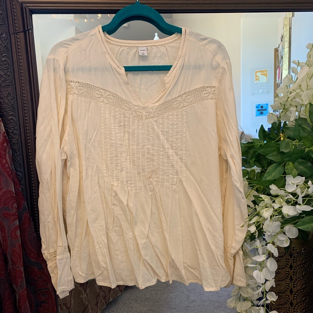 Old Navy White Cotton Top